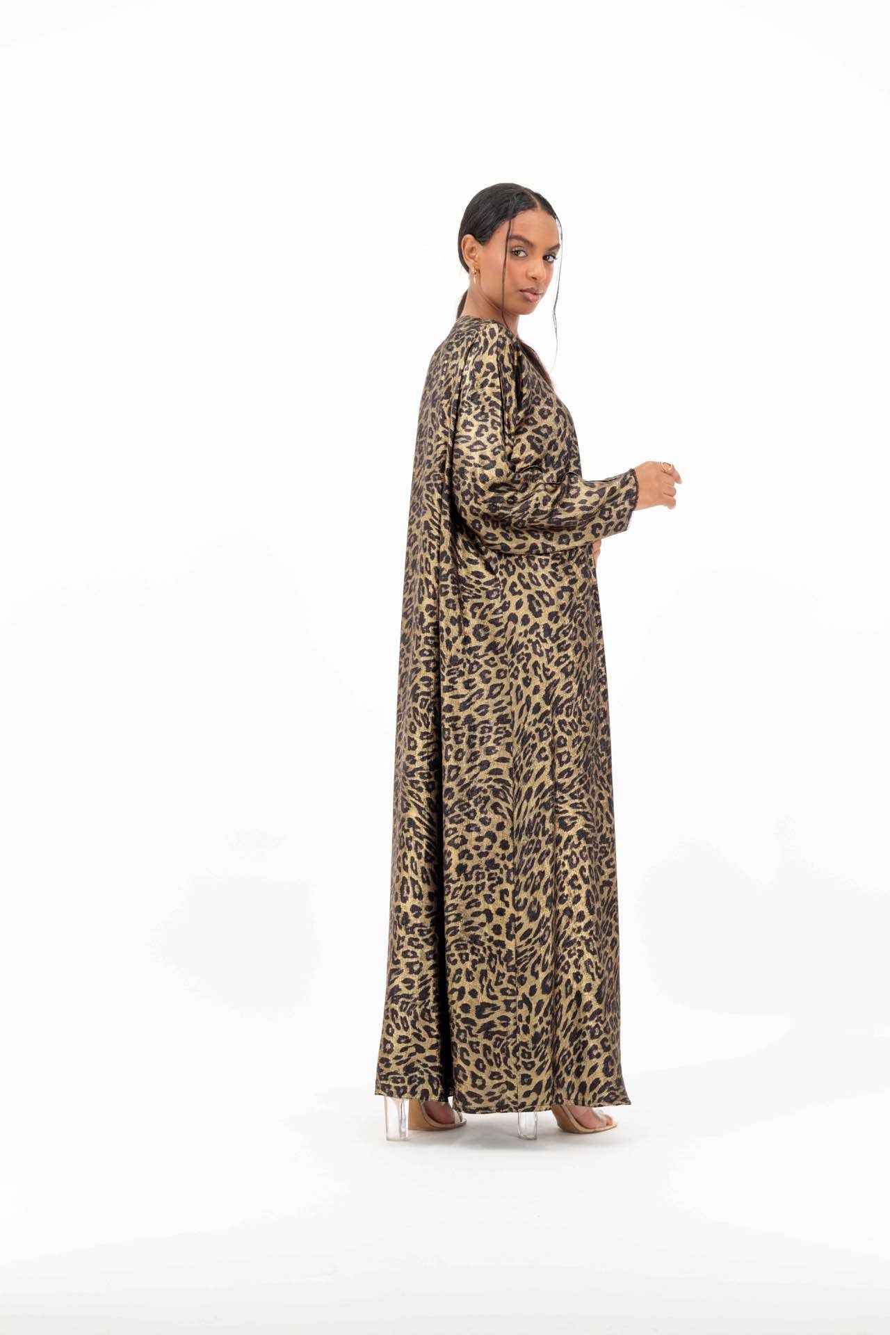 Tiger print abaya