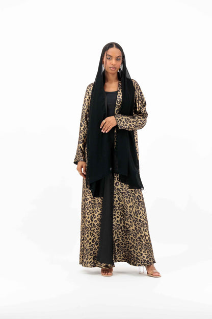 Tiger print abaya